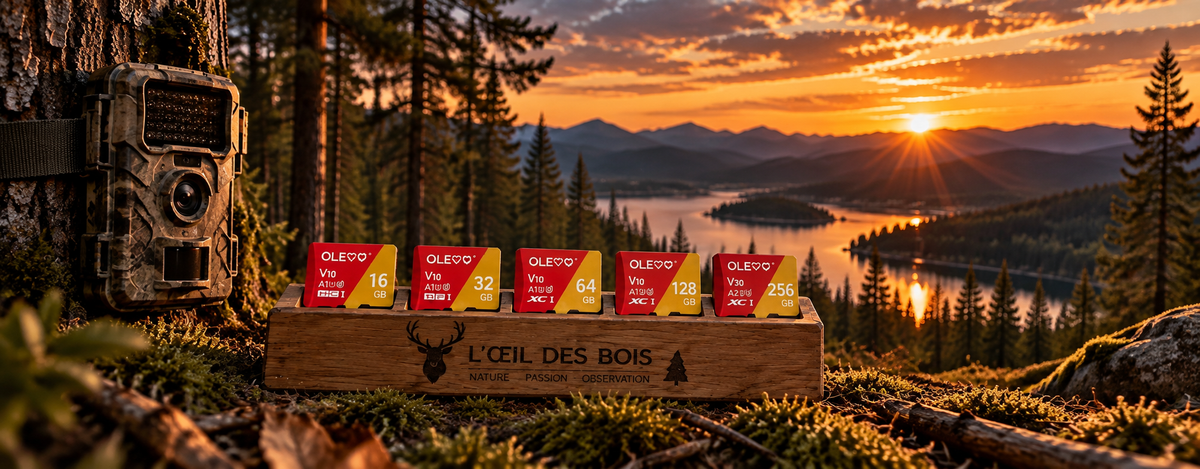 Cartes mémoire microSD pour caméra de chasse