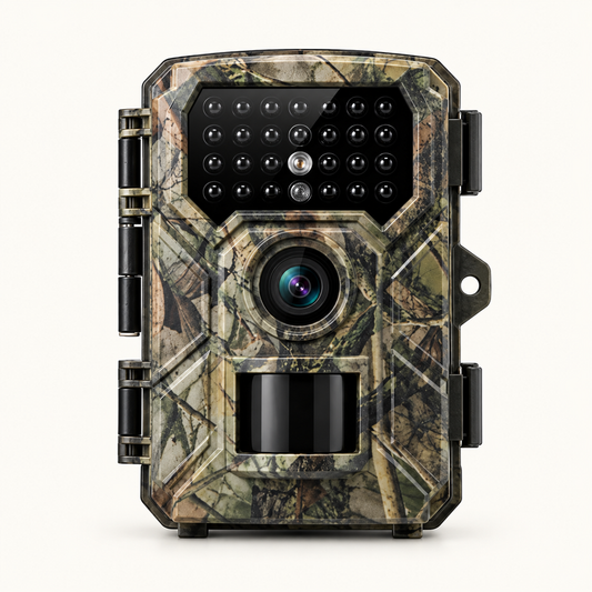Caméra de chasse 16 MP modèle d'entrée sur fond #FCFAF4
