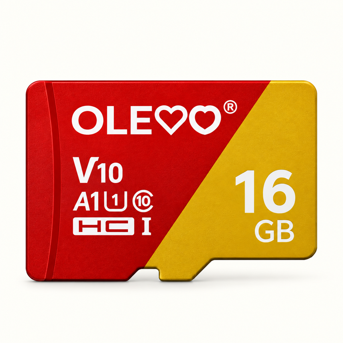 Carte Mémoire MicroSD 16 Go sur fond #FCFAF4