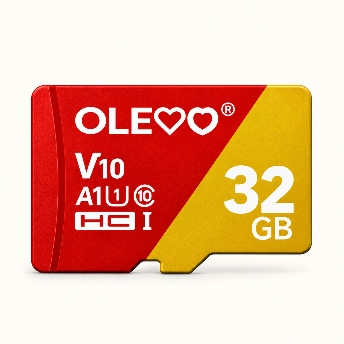 Carte Mémoire MicroSD 32 Go sur fond #FCFAF4
