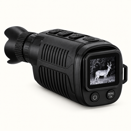 Monoculaire de vision nocturne 850 nm sur fond #FCFAF4